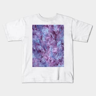 Abstract art, art by liana.wow, violet, purple art Kids T-Shirt